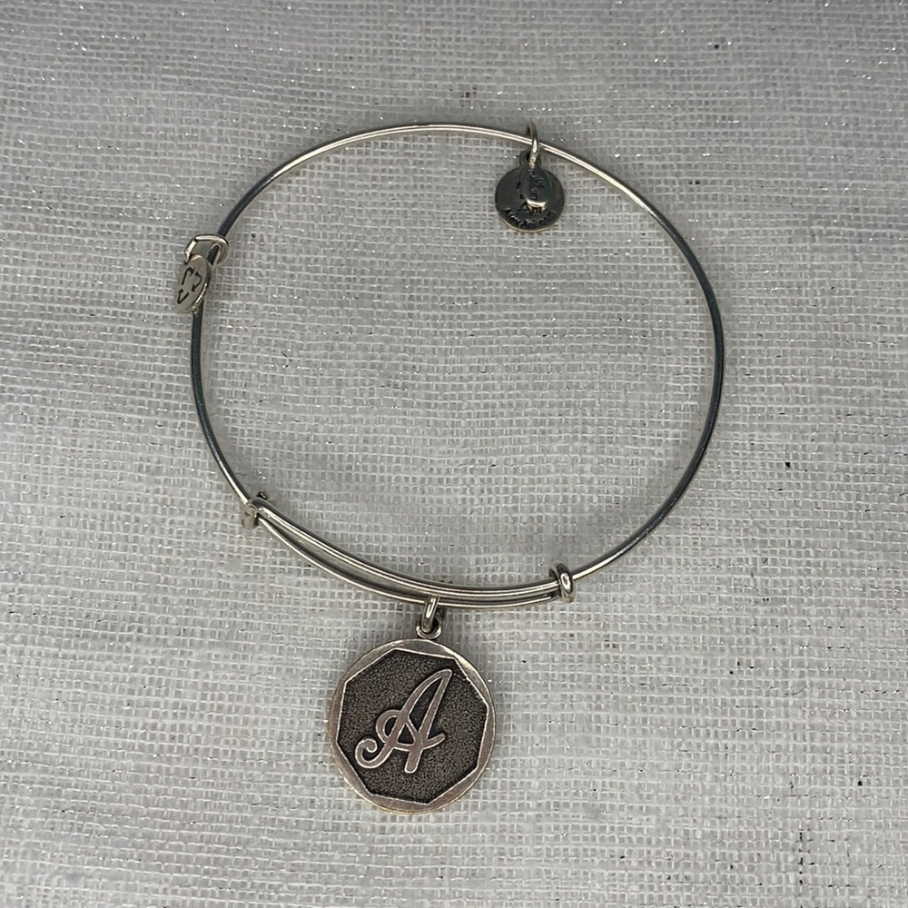 Alex and Ani Bracelet with letter A 2013